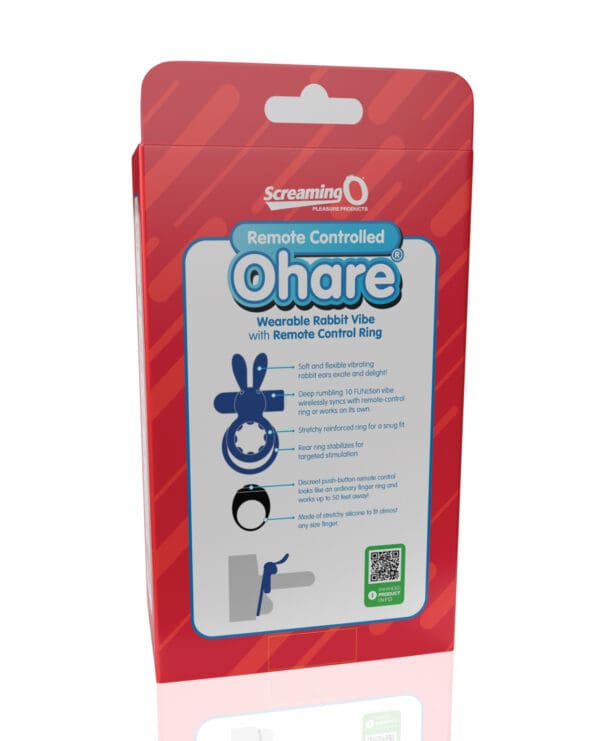 Screaming O Ohare Remote Controlled Vibrating Ring  - Blue - Image 5