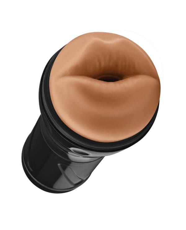 Forto Model M-80 Hard-Side Mouth Masturbator - Tan - Image 2