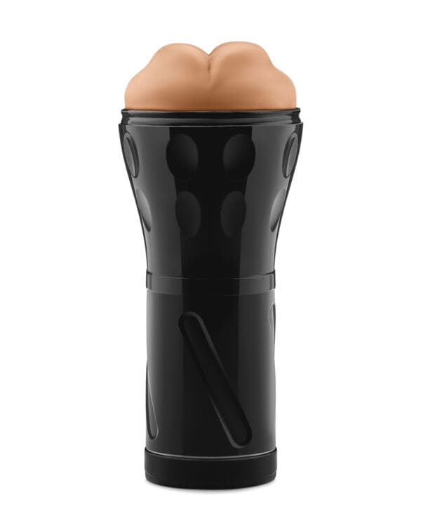 Forto Model M-80 Hard-Side Mouth Masturbator - Tan - Image 3