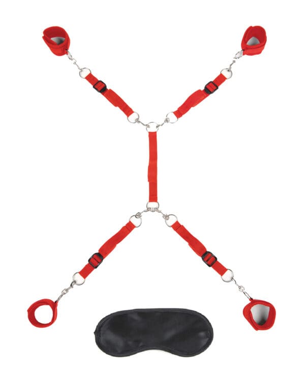 Lux Fetish 7 pc Bed Spreader - Red - Image 2