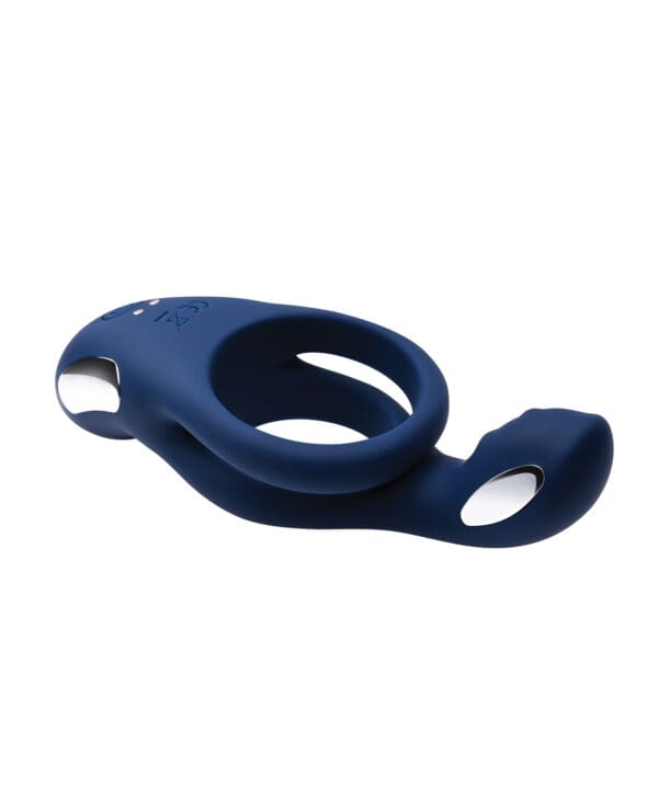 Zero Tolerance Ring Around the Rosy Cock & Ball Vibrator - Blue - Image 3