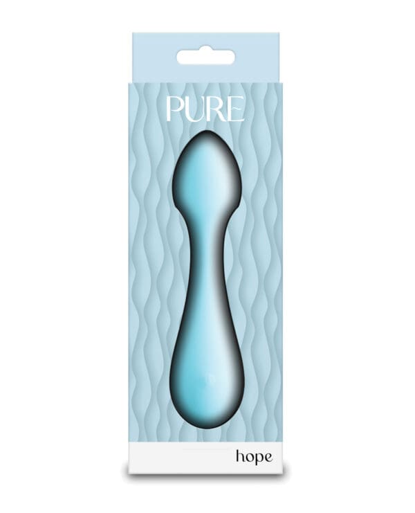 Pure Hope Vibrating Wand - Blue - Image 2