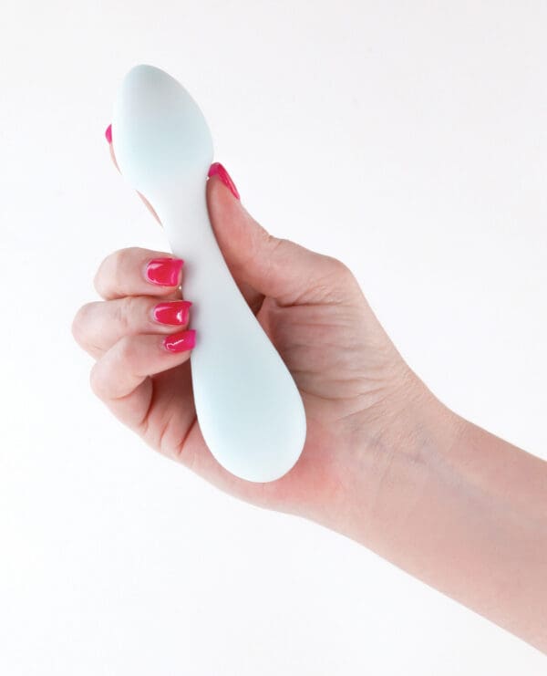 Pure Hope Vibrating Wand - Blue - Image 4