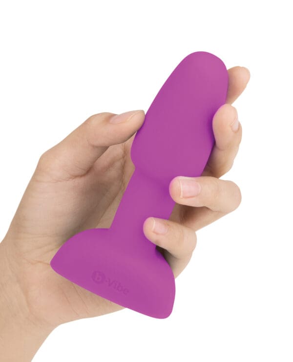 b-Vibe Petite Rimming Plug - Fuchsia - Image 4