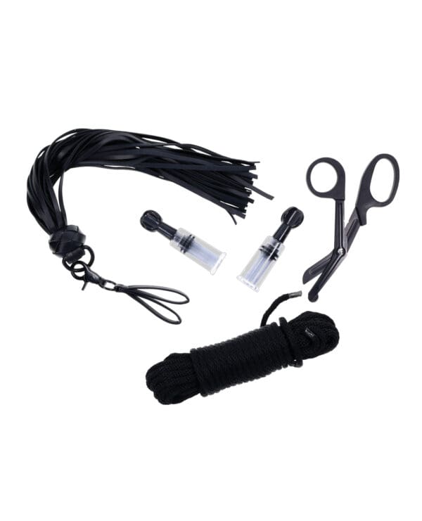 Sportsheets Tied & Twisted Bondage Set - Black - Image 2