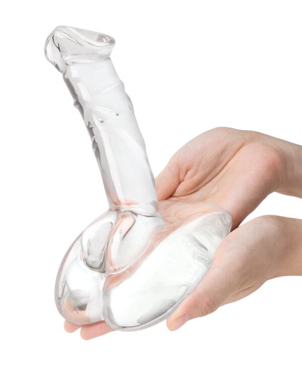 Glas 7.5" Rideable Standing Cock w/Stability Base - Image 4