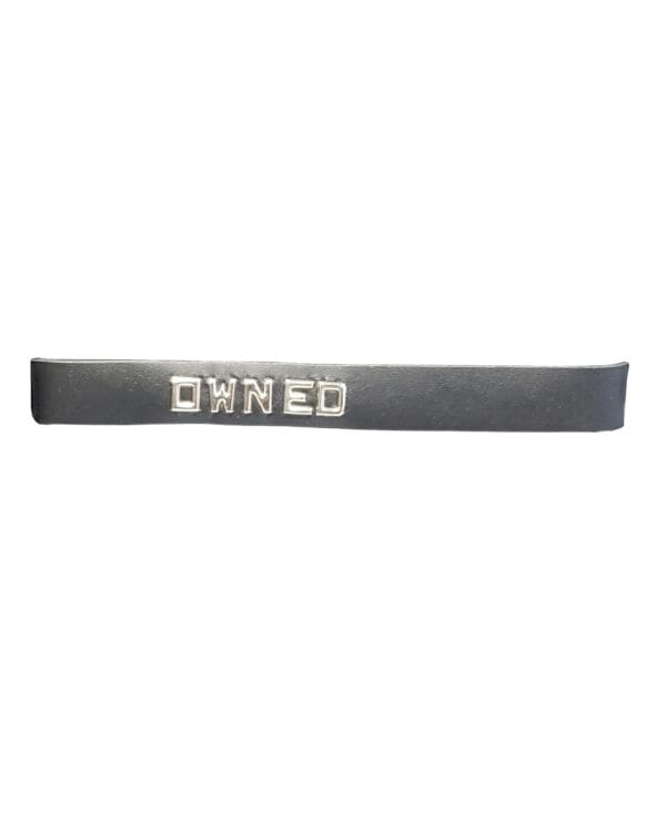 Spartacus OWNED Leather Collar - Black - Image 2