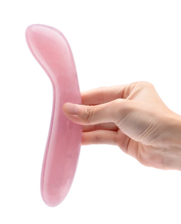 Le Wand Crystal G-Wand Stimulator - Rose Quartz - Image 4