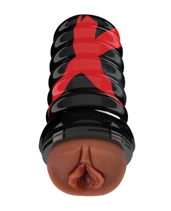 PDX Elite Air Tight Pussy Stroker - Brown - Image 2
