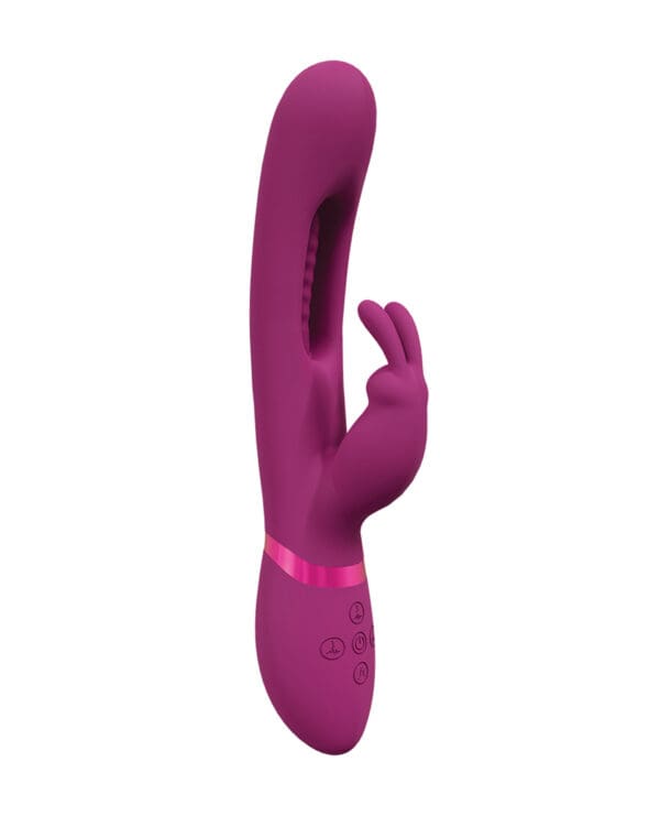 Shots Vive Mika Flapping Tongue Rabbit Vibrator - Pink - Image 2