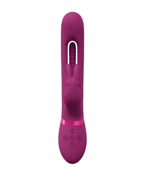 Shots Vive Mika Flapping Tongue Rabbit Vibrator - Pink - Image 4