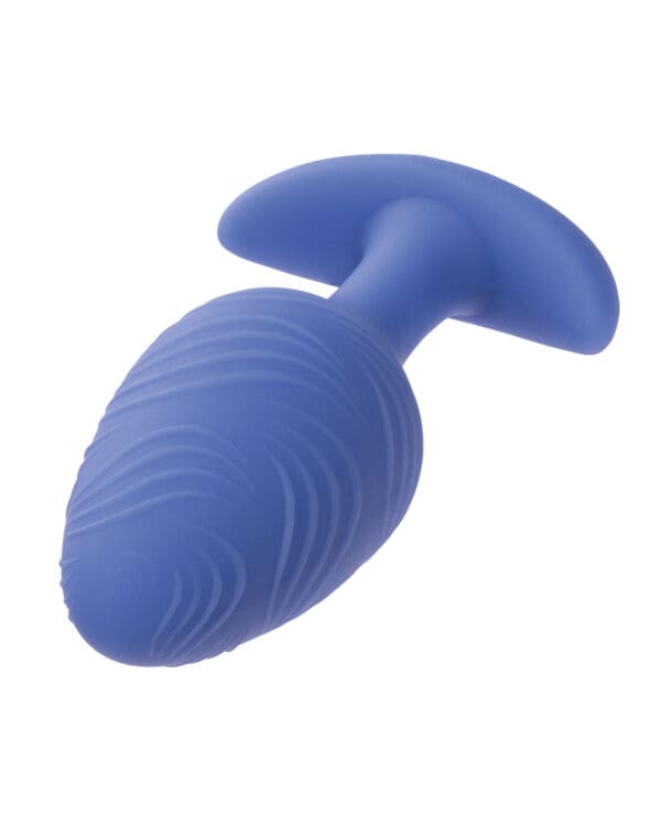 Cheeky Glow in the Dark Vibrating Butt Plug -  Large Blue - Image 3