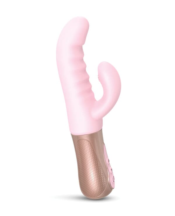 Love to Love Sassy Bunny Thrusting G-Spot Rabbit - Baby Pink - Image 2