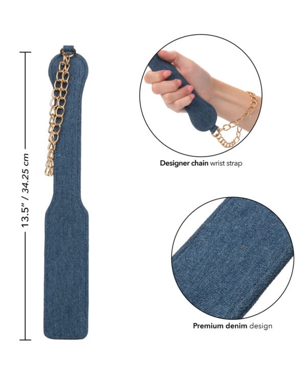Ride 'Em Premium Denim Collection Paddle - Image 4