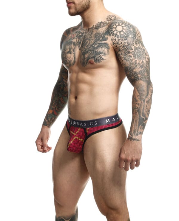 Male Basics Sexy Pouch Thong Tweed MD - Image 2
