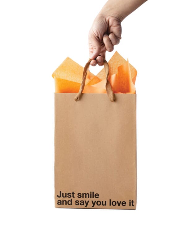 Just Smile and Say You Love It Gift Bag - Pack of 3 - Image 2