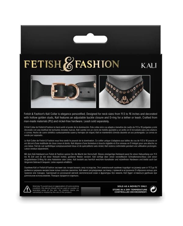 Fetish & Fashion Kali Collar - Black - Image 3