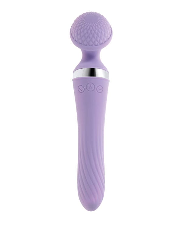 Playboy Pleasure Vibrato Wand Vibrator - Lilac - Image 3