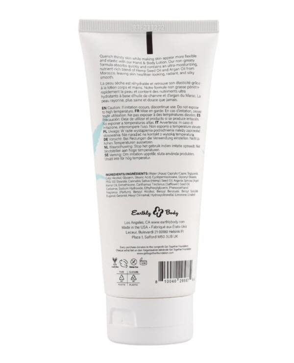 Earthly Body Hand & Body Lotion - 7oz Tube Tropical Monoi - Image 2