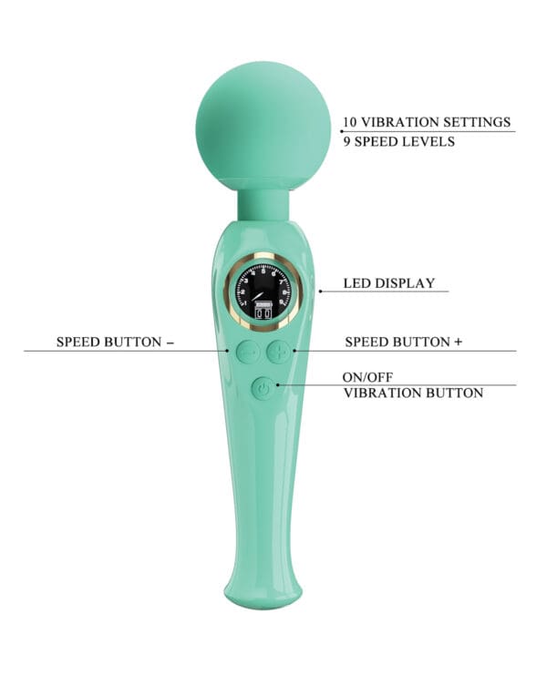 Pretty Love Skylar LED Digital Dsply Wand - Turquoise - Image 4