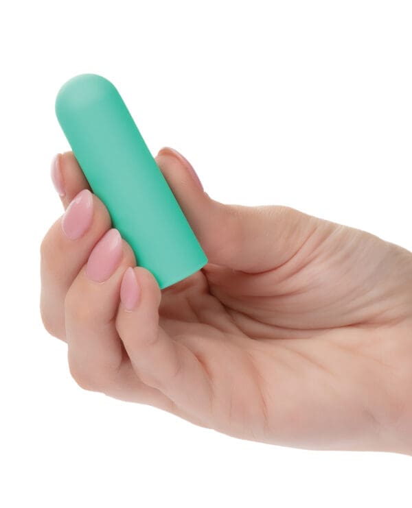 Turbo Buzz Rounded Mini Bullet Stimulator - Green - Image 4
