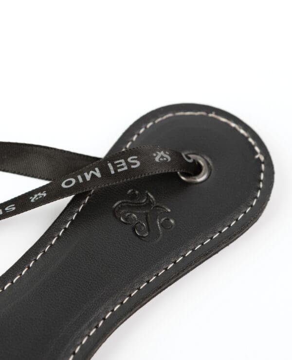 Sei Mio Roundly Chastised Broad Circular Spanking Paddle - Black - Image 4