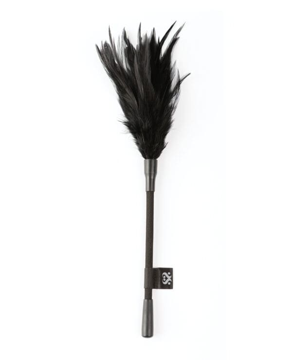 Sei Mio Tickled Kink Soft Mini Feather Tickler - Black - Image 2