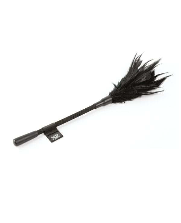 Sei Mio Tickled Kink Soft Mini Feather Tickler - Black - Image 3