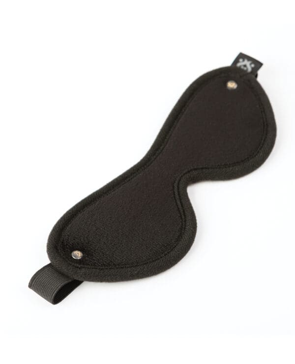 Sei Mio Eyes Wide Shut Soft Velvet Blindfold - Black - Image 4
