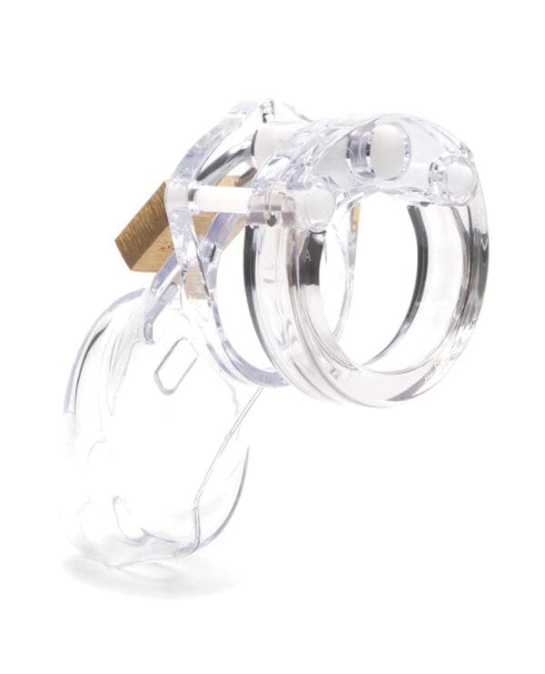 CB-6000 3 1/4" Cock Cage & Lock Set - Clear - Image 2