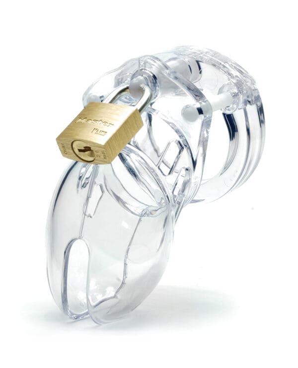 CB-6000S 2 1/2" Cock Cage & Lock Set - Clear - Image 3