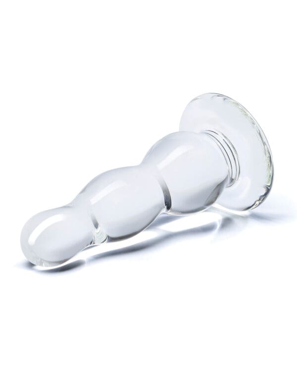 Glas 4" Butt Plug - Clear - Image 3