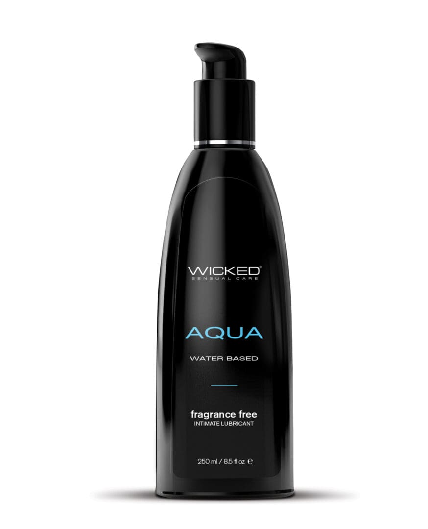 Wicked Sensual Care Aqua Water Based Lubricant - 8.5 oz Fragrance Free
