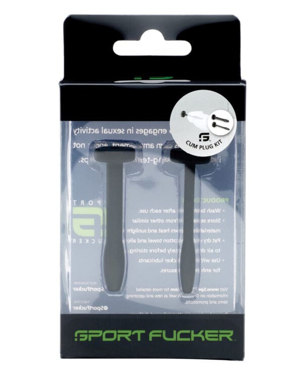 Sport Fucker Cum Plug Kit - Black - Image 2
