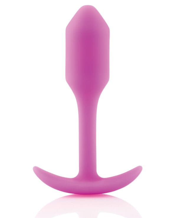 b-Vibe Weighted Snug Plug 1 - 55 g Fuchsia - Image 2