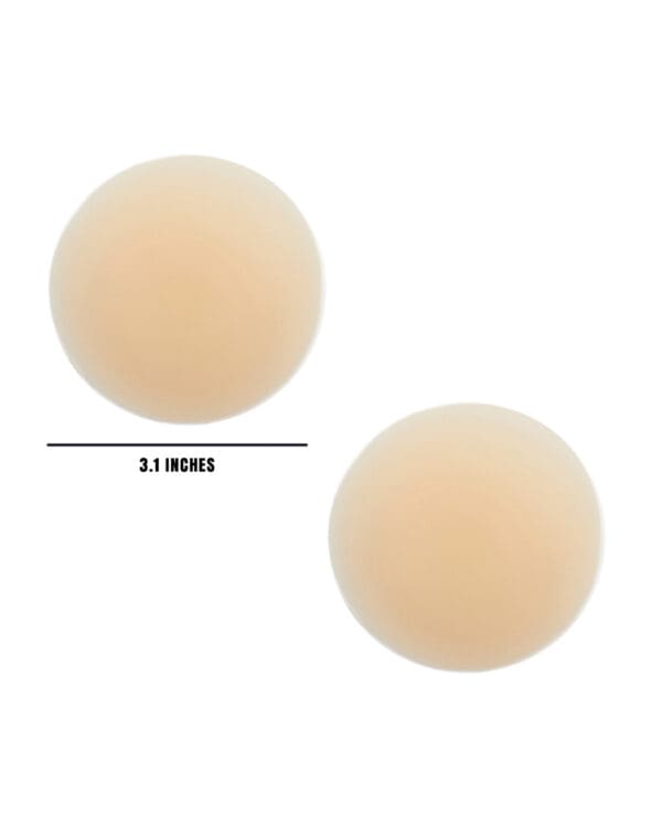 Neva Nude Ice Queen Skin Invisible Reusable Silicone Pasties - Nude O/S - Image 2