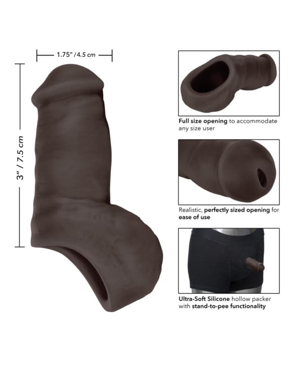 Packer Gear Ultra Soft Silicone STP - Black - Image 5