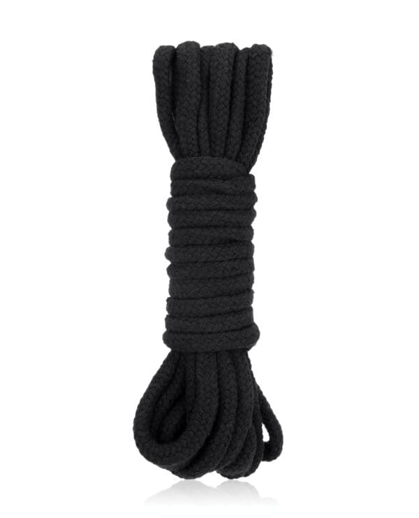 Lux Fetish Bondage Rope - 5m/16 ft  Black - Image 2