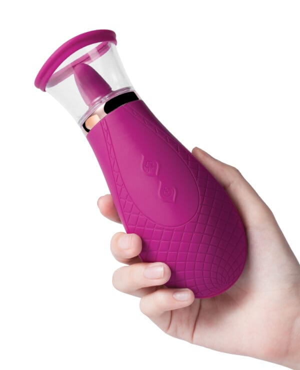 Scioness Sucking and Licking Clitoral Stimulator - Pink - Image 2