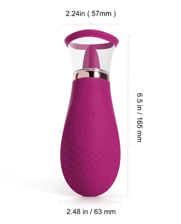 Scioness Sucking and Licking Clitoral Stimulator - Pink - Image 4