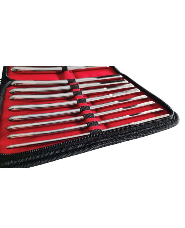 Rouge Stainless Steel Hegar Uterine Dilator Set - Set of 14 - Image 3