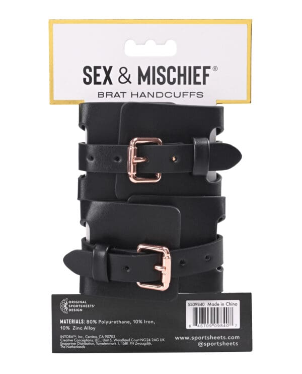 Sex & Mischief Brat Handcuffs - Image 2