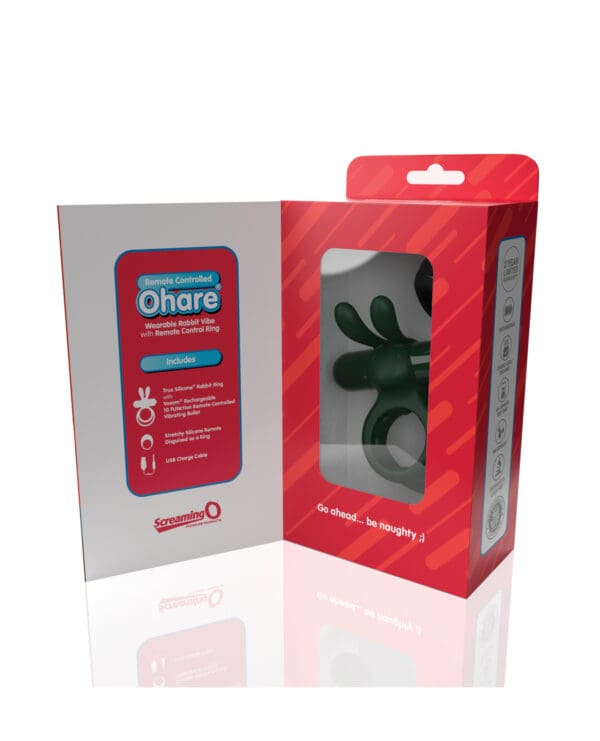 Screaming O Ohare Remote Controlled Vibrating Ring  - Green - Image 4