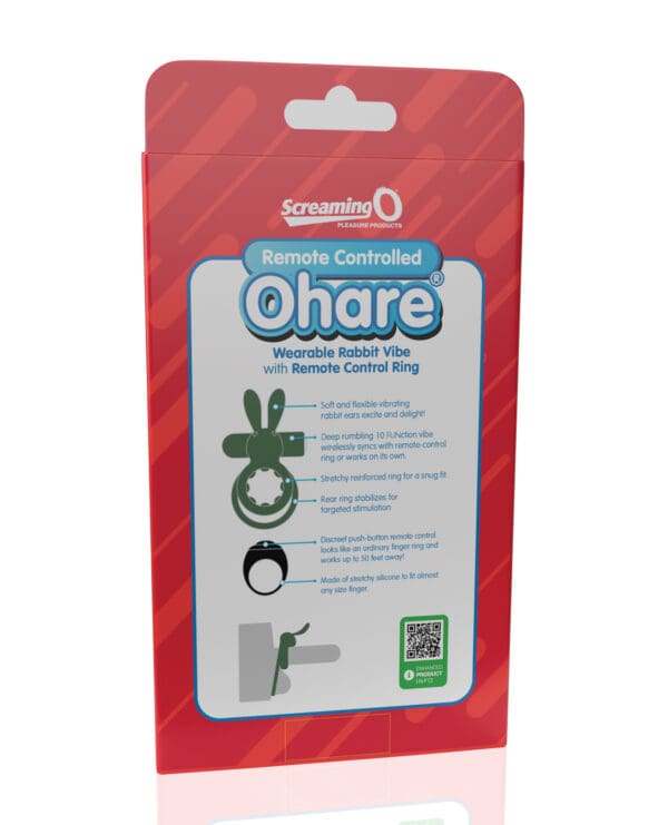Screaming O Ohare Remote Controlled Vibrating Ring  - Green - Image 5