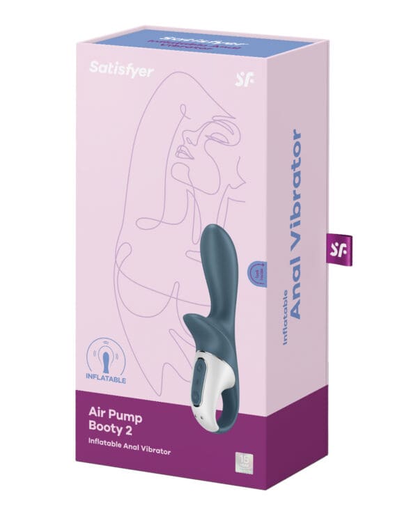Satisfyer Air Pump Booty 2 - Dark Grey - Image 5