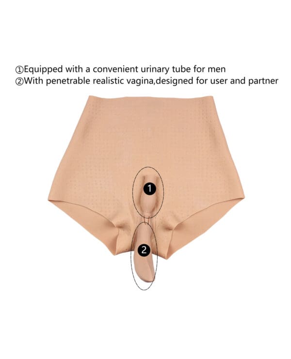 XX-DREAMTOYS Ultra Realistic Vagina Form Small - Ivory - Image 5