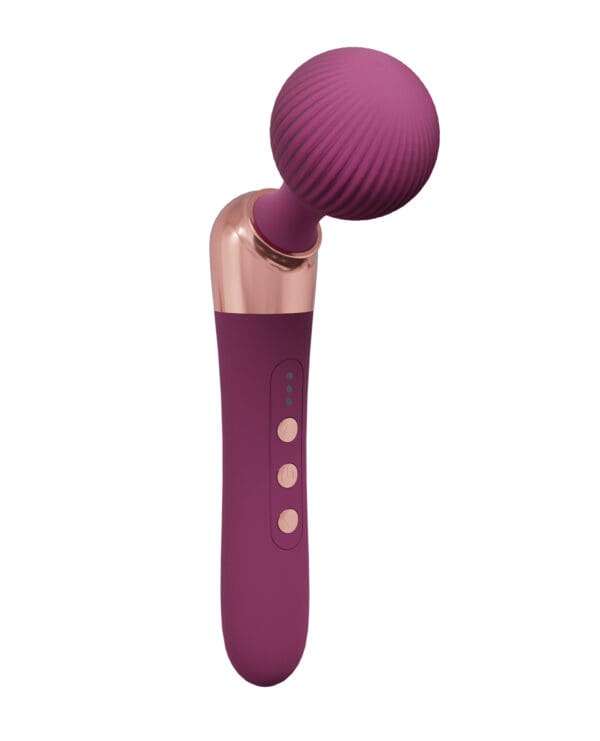 Shots Loveline Serenity Wand Massager - Burgundy - Image 2
