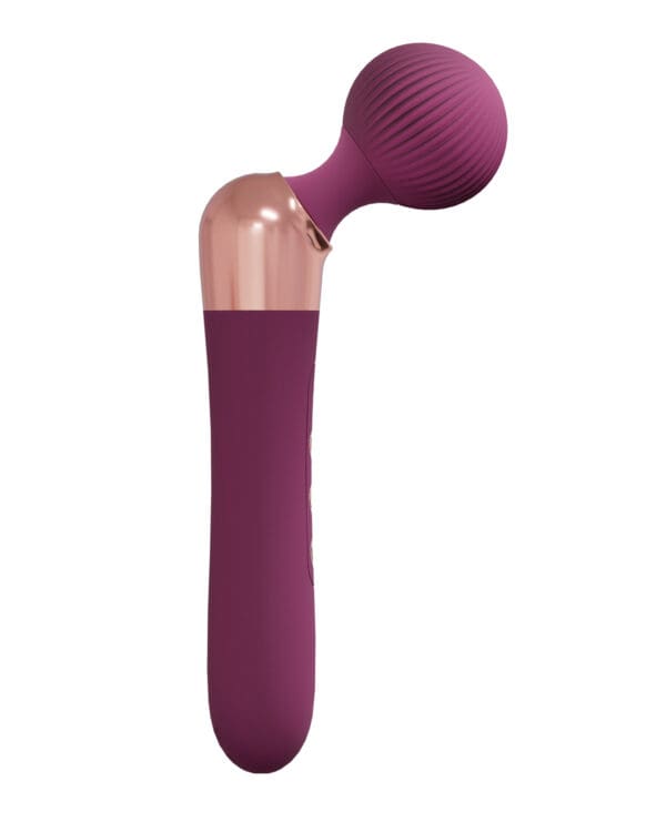 Shots Loveline Serenity Wand Massager - Burgundy - Image 3