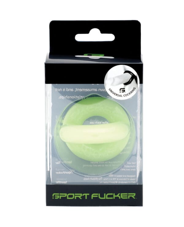 Sport Fucker Universal Cockring - Glow - Image 2