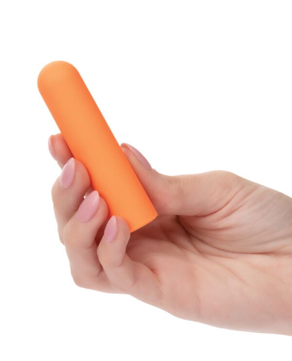 Turbo Buzz Rounded Bullet Stimulator - Orange - Image 4